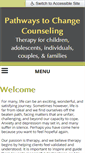 Mobile Screenshot of pathwaystochangecounseling.com